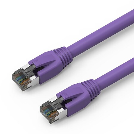 Axiom Axiom 10Ft Cat8 Shielded Cable Purple C8SBSFTP-P10-AX